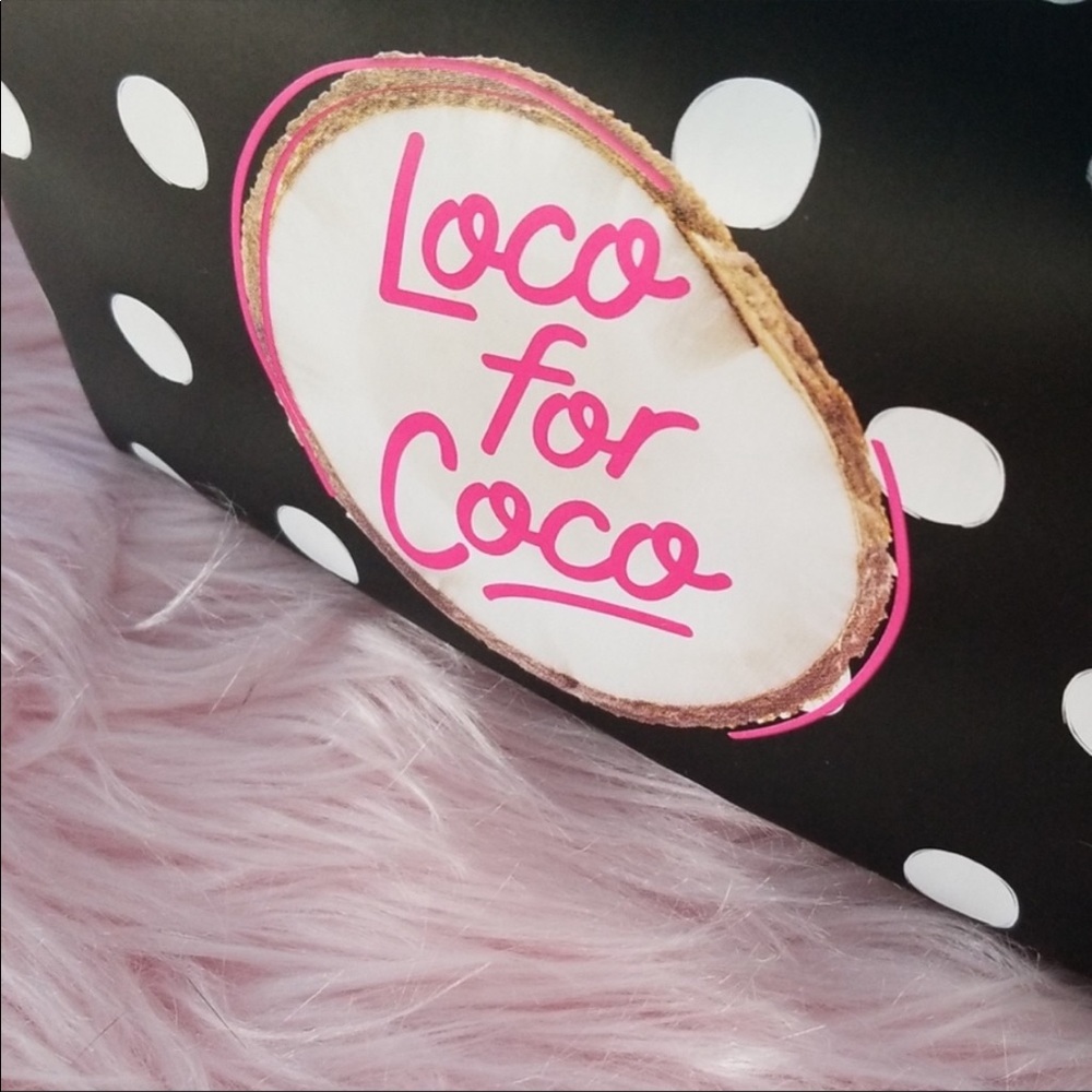 Loco for Coco PINK Makeup Bag